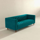 Evelyn - Mid-Century Modern Leather Luxury Chesterfield Sofa