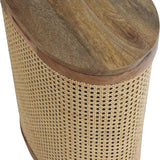 Larissa - Lid Up, Storage Stool - Oak