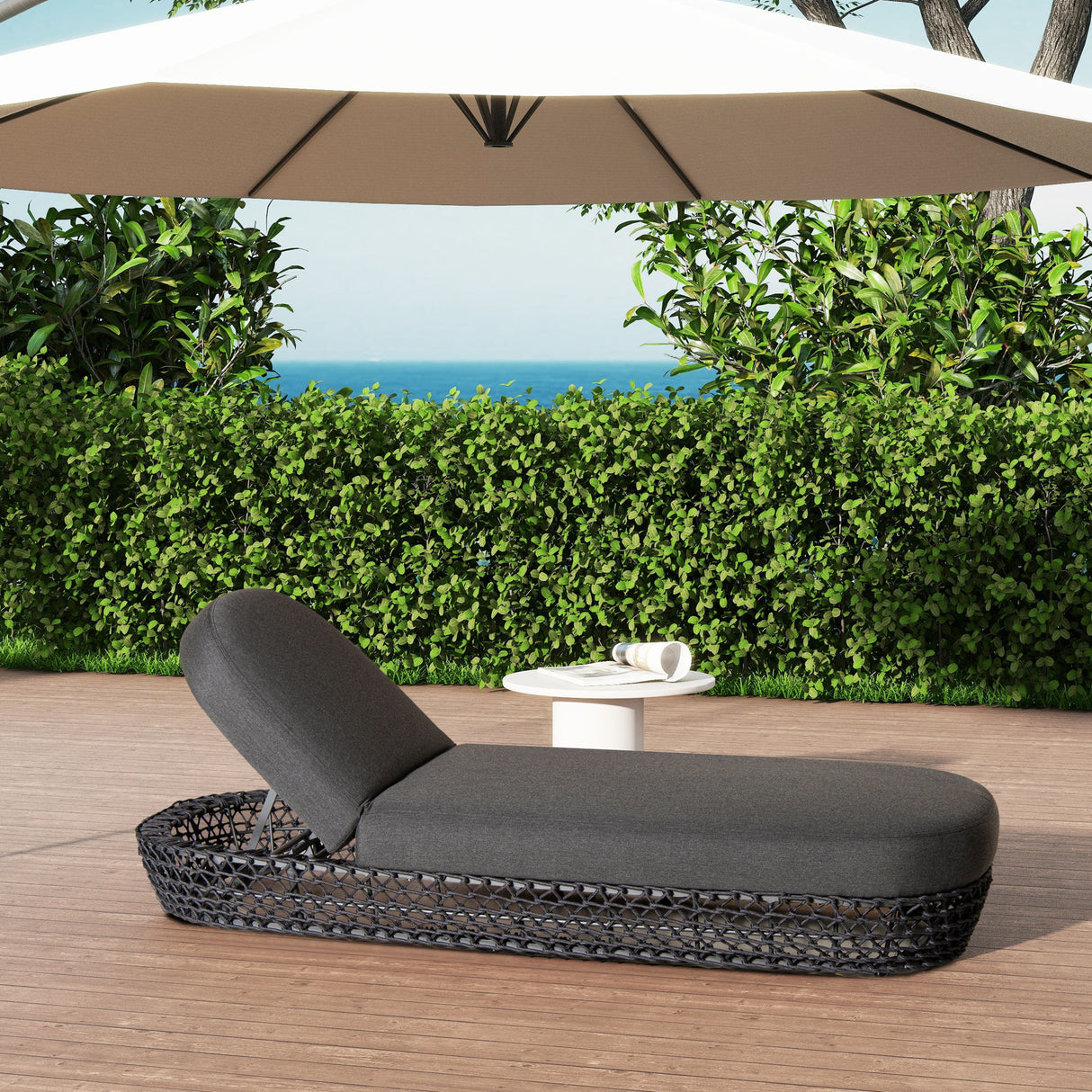 Willow - Sunbrella Upholstered Patio Lounger
