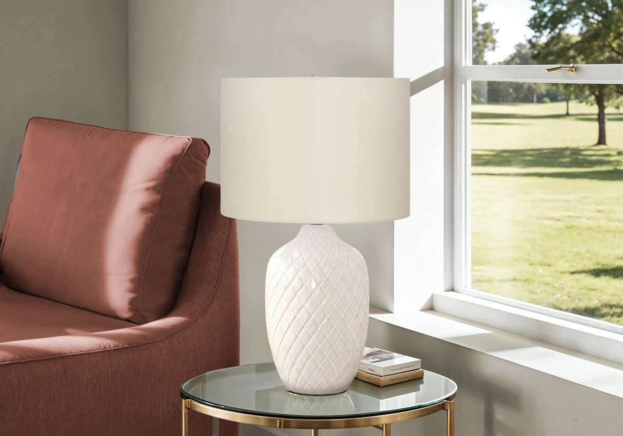 Lighting, Table Lamp, Transitional - Cream