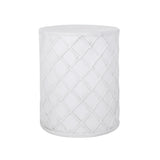 End Table, Outdoor - Antique White
