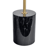Nova - Hydro Table Lamp With On / Off Switch Double Lamp - Black / Gold / Marble