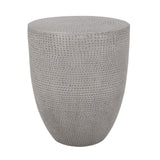 Outdoor Lightweight Concrete, Side Table - Natural