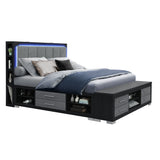 Messa - Bed With Storage Features And LED Lighting