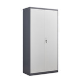 Large Capacity Wardrobe With Hanging Rod And Compartments