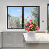 2 Pieces Flowerpot, Planter For Patio, Garden Or Windowsills - Milk White