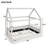 Upholstered House Style Daybed With LED Light Strips