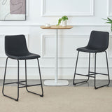 Retro Bar Chairs, Comfortable Stools (Set of 2)
