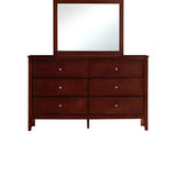 Daniel - Dresser, 6 Drawer Storage - Cherry
