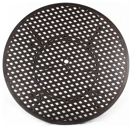 Round 51.9" Long Aluminum Dining Set