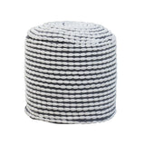 River - Handcrafted Cylindrical Pouf Water Resistant Fabric