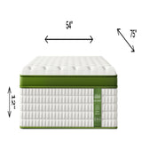 12" Hybrid Mattress With Gel Memory Foam & Pocket Springs