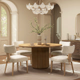 Louise - Split Back Upholstered Dining Side Chair (Set of 2) - Travertine Beige