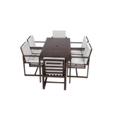 Patio Dining Set Outdoor Dining Table And Chair Set With And Removable Cushions For Patio