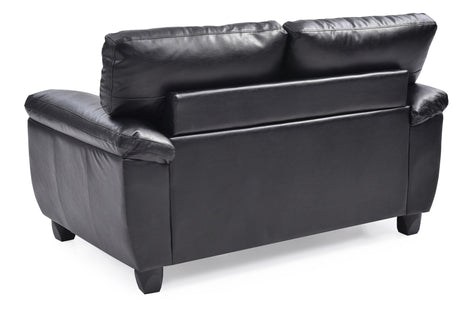 Stylish Loveseat With Padded Arms