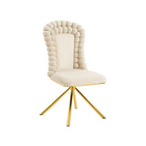 Upholstered Swivel Dining Chairs (Set of 2)