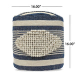 Diamond - Handcrafted Cylindrical Pouf