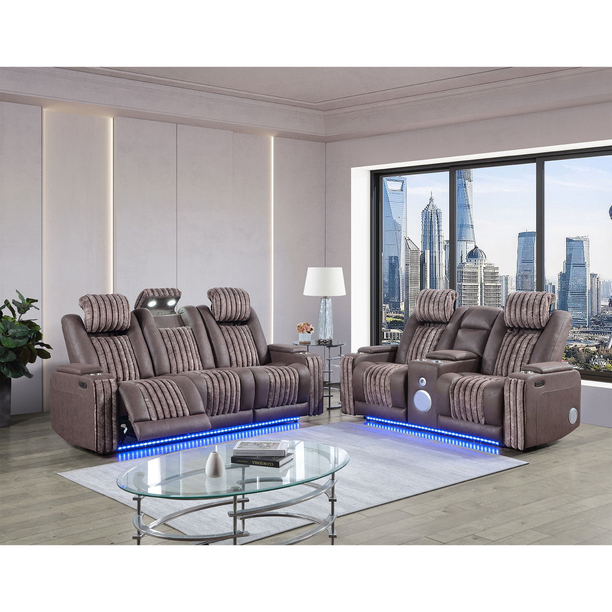 Duran - Power Reclining Set With Power Headrest