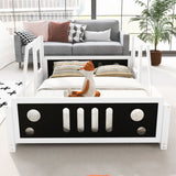 Classic Car Shaped Platform Bed With Wheels