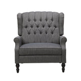 Dunham - Contemporary Fabric Tufted Oversized Pushback Recliner