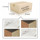 Waterjet Marble 4 Color Marble For Floor And Wall Polished Marble Tile Stone 1 Box Each Pattern 2 Pieces - White / Multi