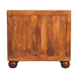 Carved Ball Cabinet - Chestnut