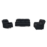 Blanche - Reclining Set With LED Lights With Pillow Top Arms