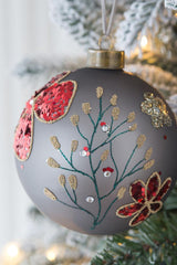 Glass Decorative Hanging Ball Christmas Tree Ornaments For Holiday Party Decorations