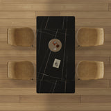 Retractable Sintered Stone Dining Table Set With Chairs