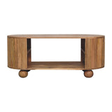 Soba - Ball Open Coffee Table - Oak