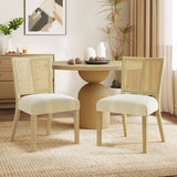 Rattan Dining Chair Without Arms (Set of 2)