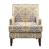 Colton - Track Arm Club Chair With Nailhead Trim