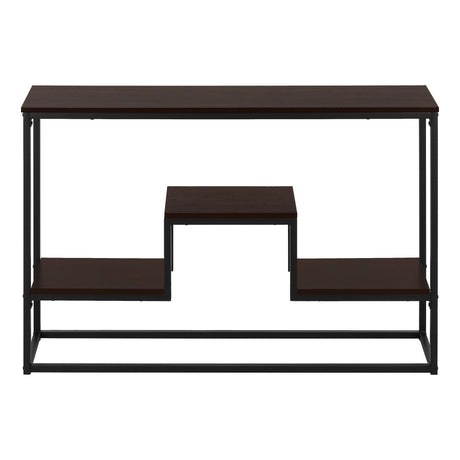 Accent Console Table For Entryway, Multi-Tier Design