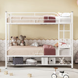 Metal Bunk Bed & Shelf And Guardrails