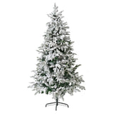 Artificial Christmas Tree With Snow Flocked Design