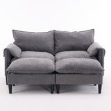 Convertible Combination Sofa With Footstools With Storage