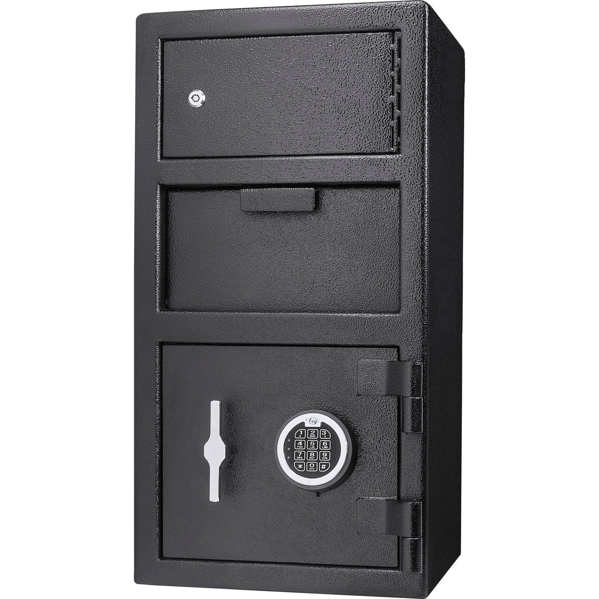 Large Locker Depository Safe With Digital Keypad 0 72 0 78 Cubic Ft - Black