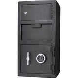 Large Locker Depository Safe With Digital Keypad 0 72 0 78 Cubic Ft - Black