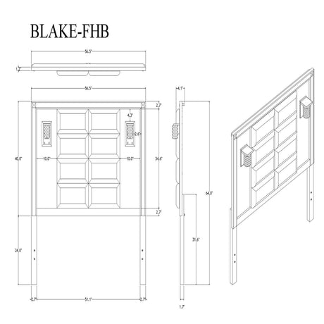 Lively - Bedroom Set With Glitter Detail And Padded Headboard