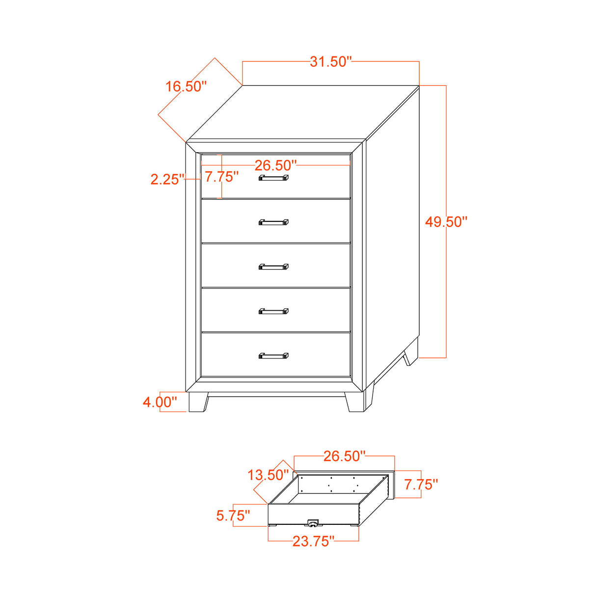 Soluto - Chest - Gray / Black
