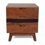 Nightstand Natural Wood - Brown