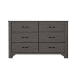6 Drawer Dresser - Brown