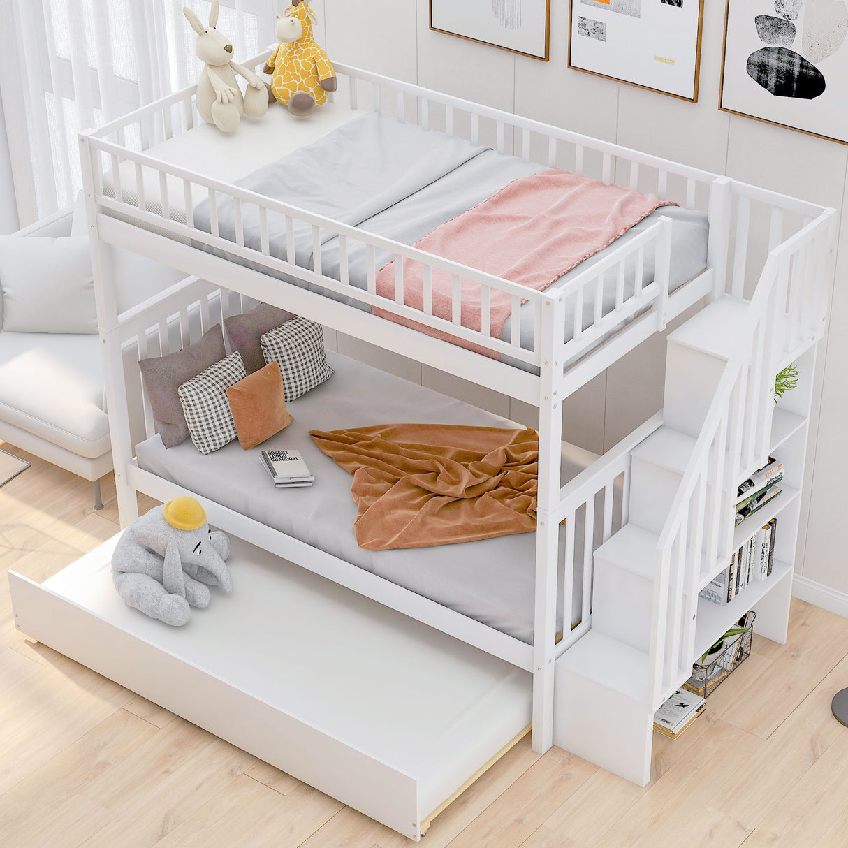Bunk Bed With Staircase