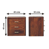 Luca - Nightstand - Brown