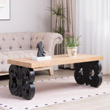 Ornate Scroll Base Coffee Table