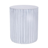 End Table, Outdoor - Light Blue