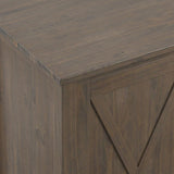 Ela - Sideboard With Wine Storage - Smoky Brown
