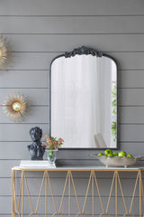 Arch Mirror, Baroque Inspired Wall Decor For Bathroom, Bedroom, Living Room