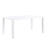 Pagan - High Gloss Dining Table - White