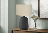 Lighting, Table Lamp Contemporary - Black
